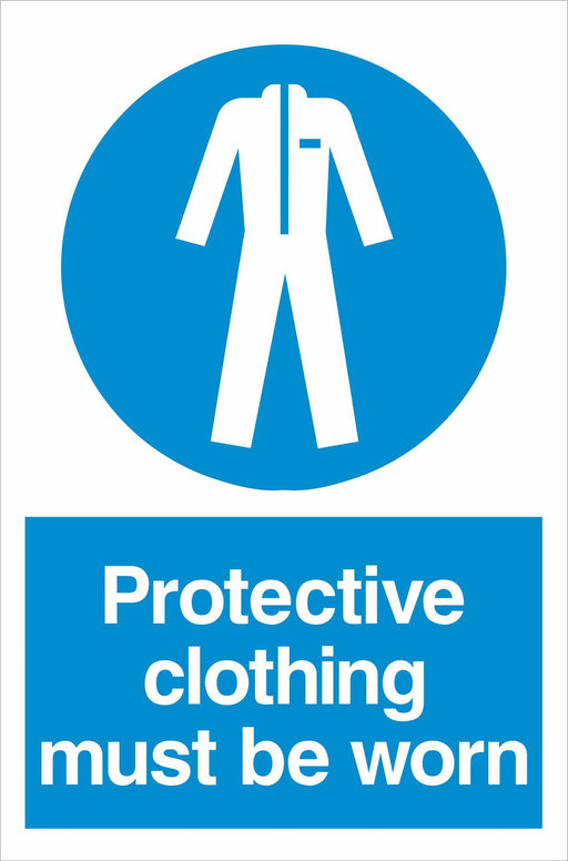 Protective clothing must be worn