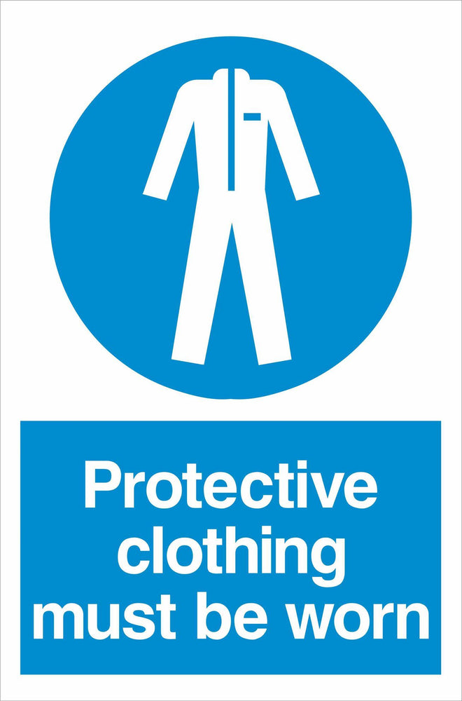 Protective clothing must be worn