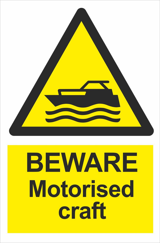 BEWARE Motorised craft