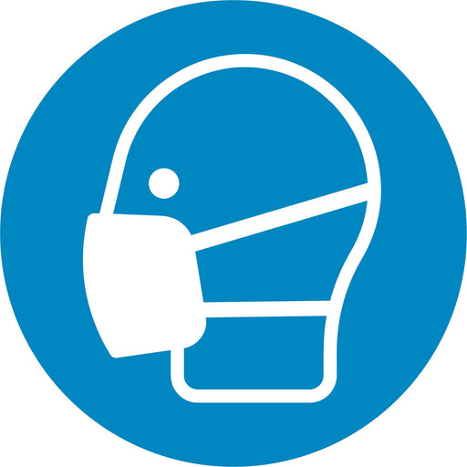 Wear a mask - Symbol sticker sheet supplied as per image shown
