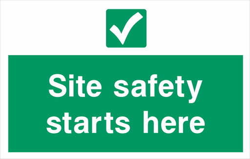 Site safety starts here