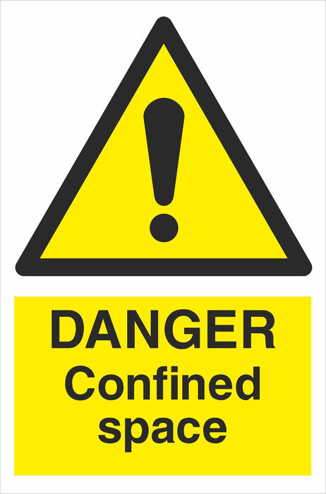DANGER Confined space