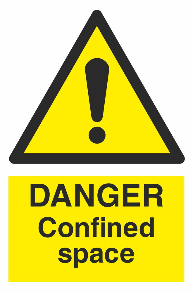 DANGER Confined space