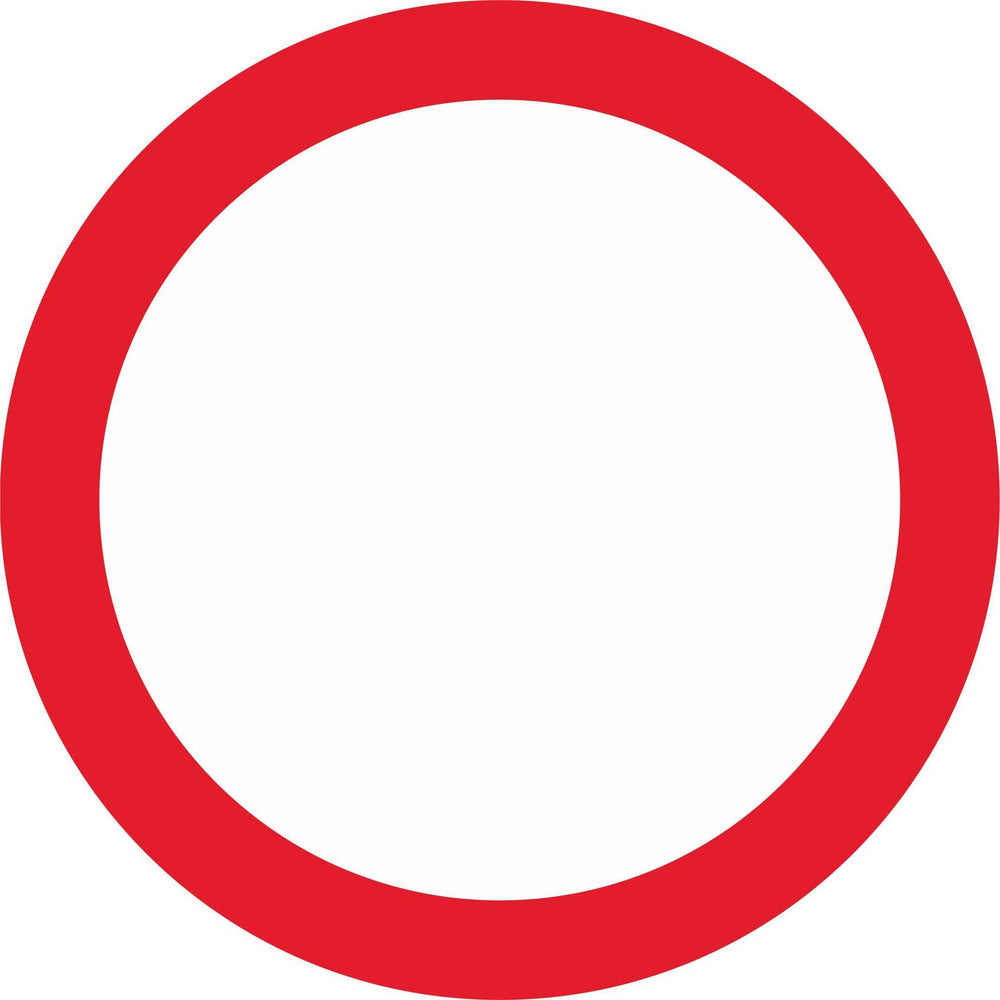 No vehicles - Road Traffic Sign