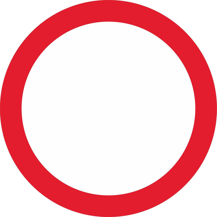 No vehicles - Road Traffic Sign