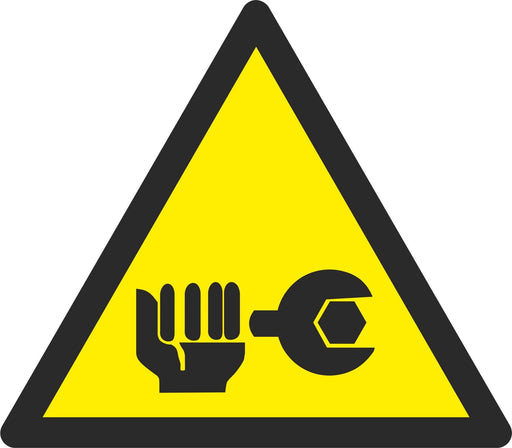 Danger Men working on line - Symbol sticker sheet