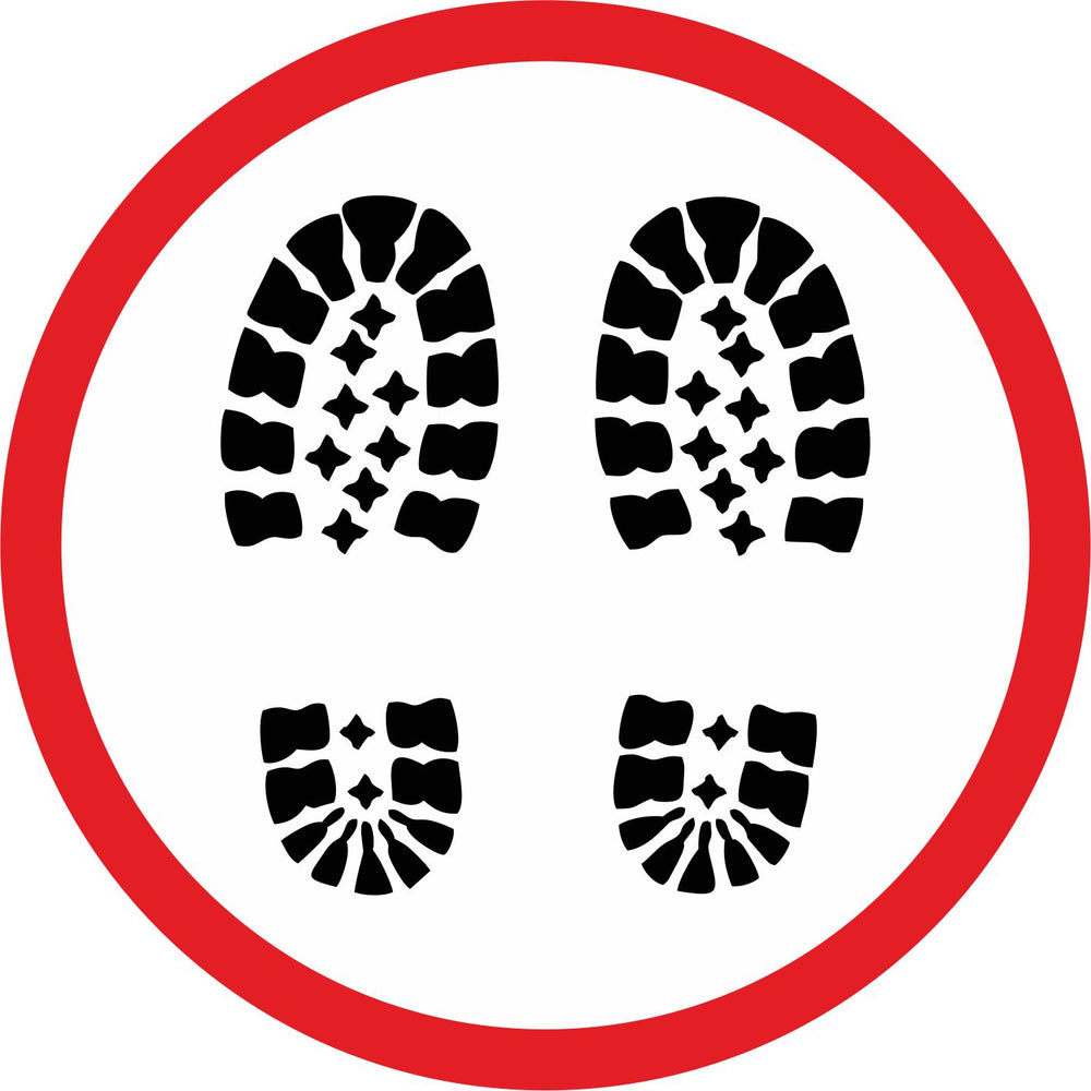 FLOOR STICKER - COVID 19 SOCIAL DISTANCING