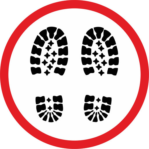 FLOOR STICKER - COVID 19 SOCIAL DISTANCING