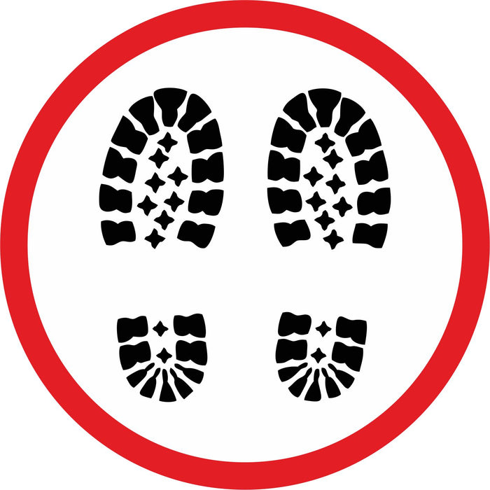 FLOOR STICKER - COVID 19 SOCIAL DISTANCING