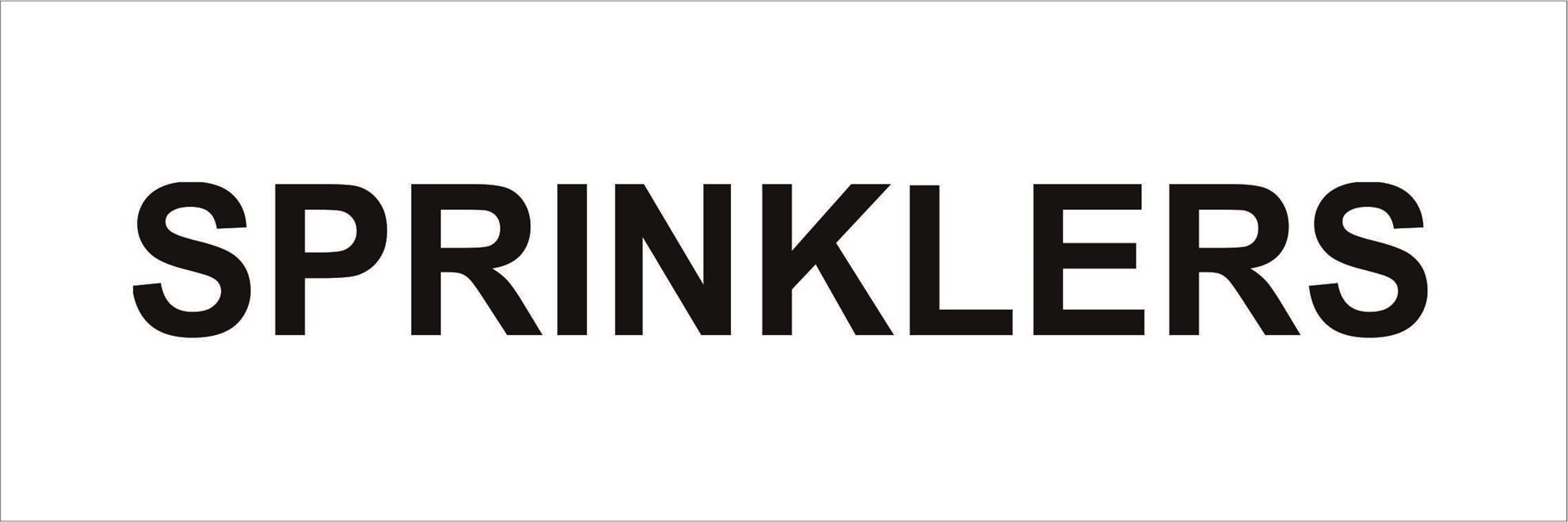 Pipeline Marking Label - SPRINKLERS