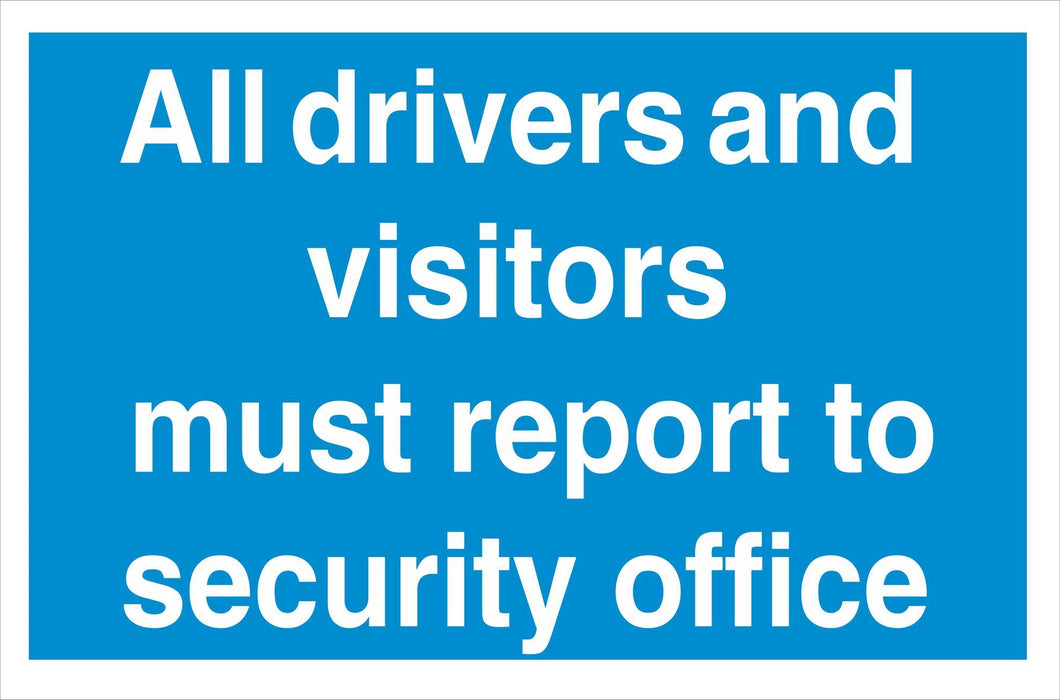 All drivers and visitors