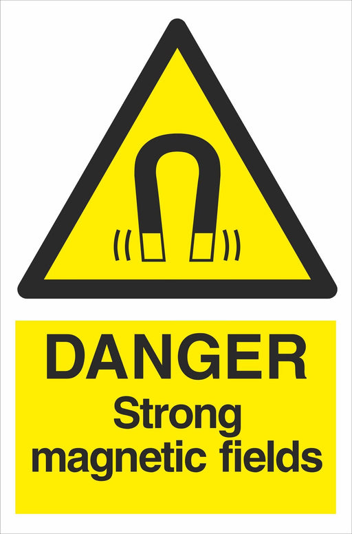 DANGER Strong magnetic fields