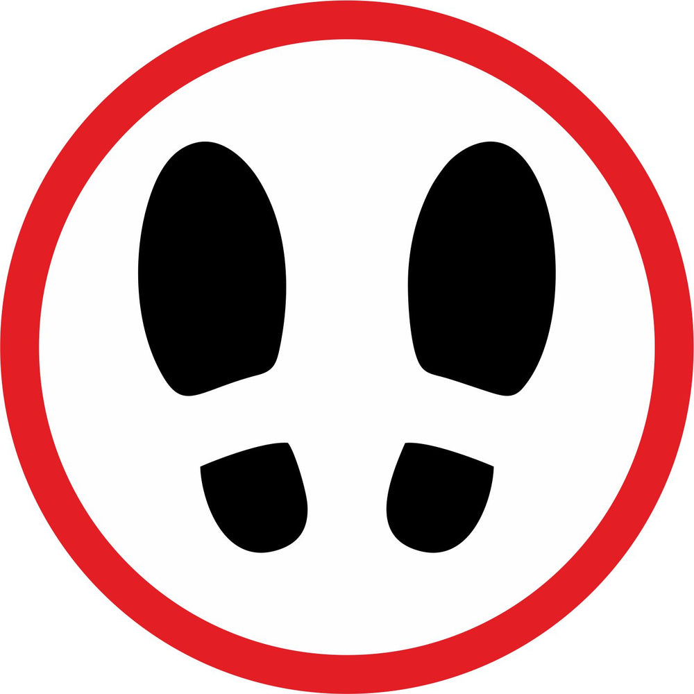 FLOOR STICKER  - COVID 19 SOCIAL DISTANCING