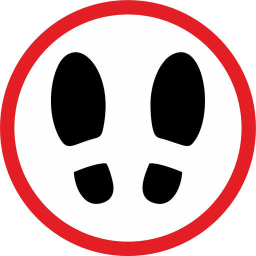 FLOOR STICKER  - COVID 19 SOCIAL DISTANCING