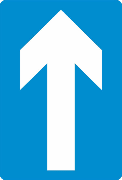 Ahead only - Road Traffic Sign