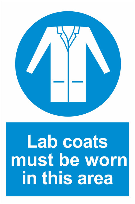 Lab coats must be worn in this area