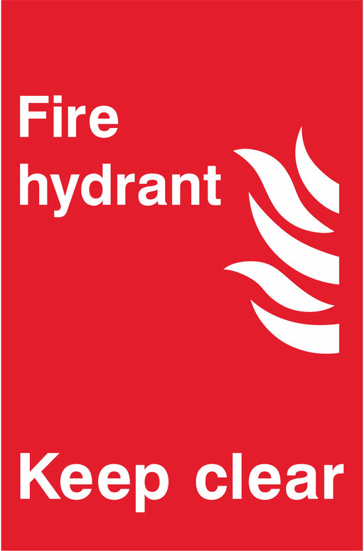 Fire hydrant Keep clear