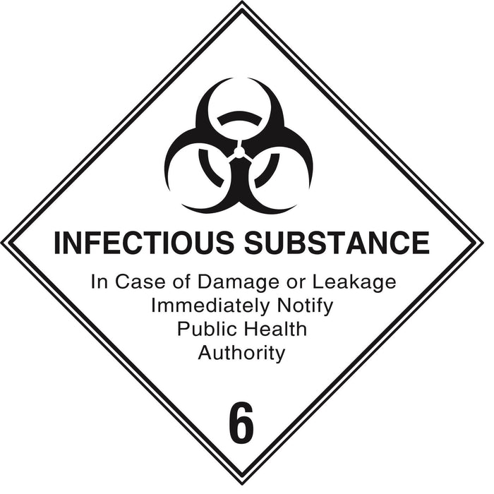 Hazardous Diamond - INFECTIOUS SUBSTANCE 6