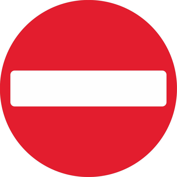 No entry for vehicular traffic - Road Traffic Sign