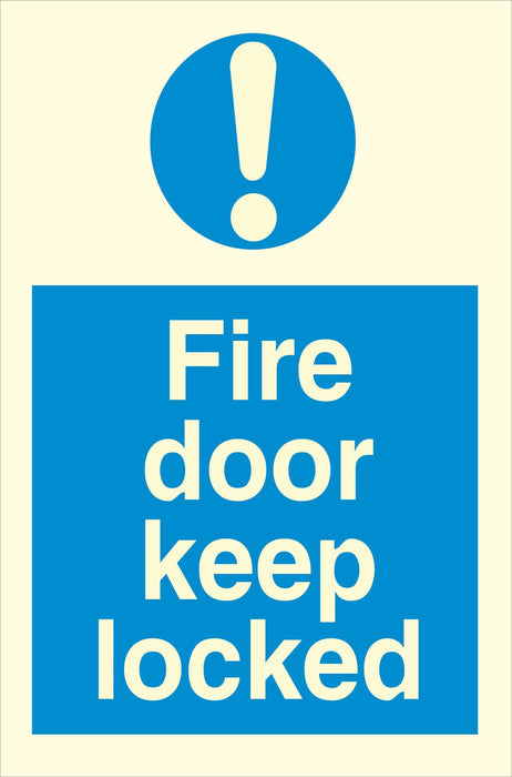 Fire door keep locked