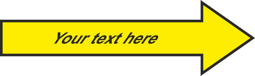 FLOOR STICKER - YOUR OWN MESSAGE HERE - COVID 19 SOCIAL DISTANCING