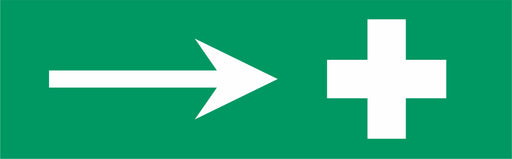 First aid symbol - arrow right