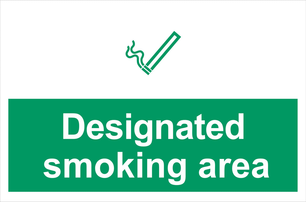 Designated smoking area