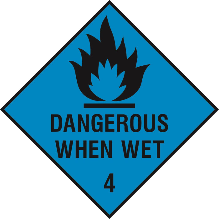 Hazardous Diamond - DANGEROUS WHEN WET 4