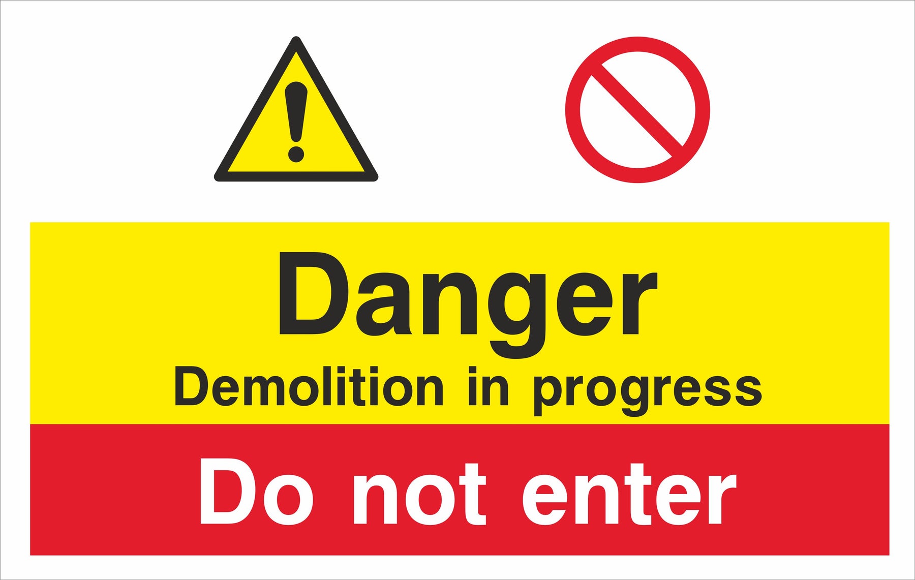 Danger Demolition in progress