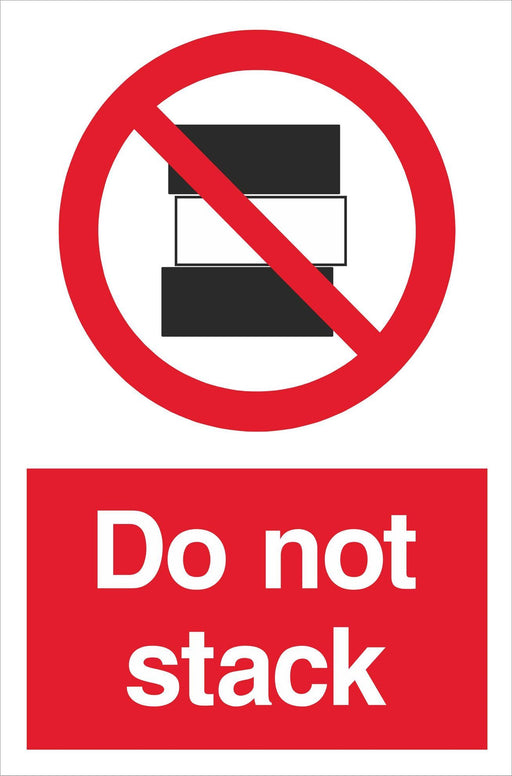 Do not stack