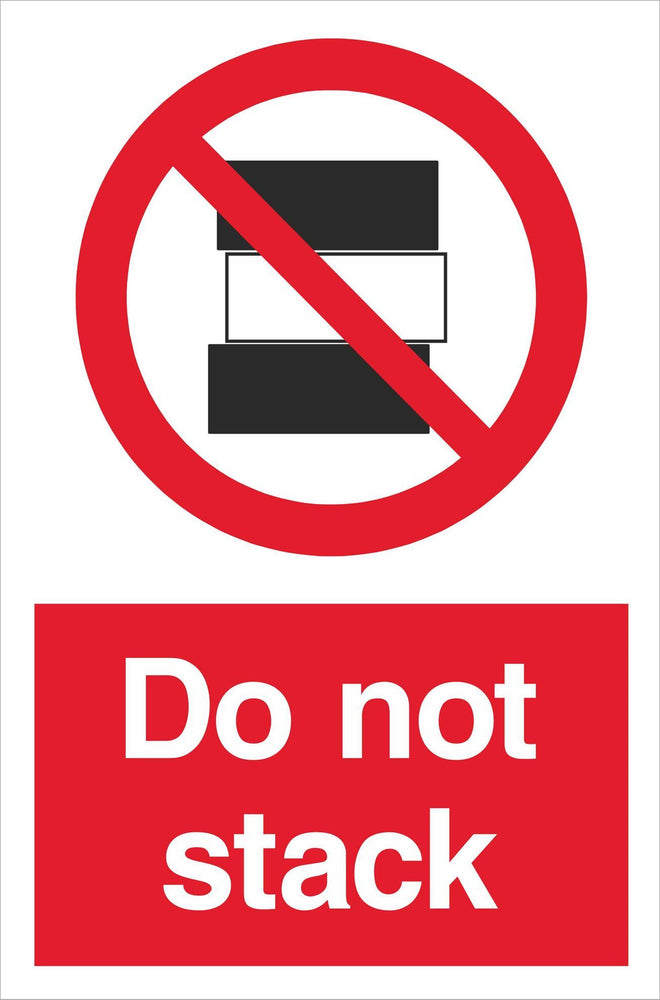 Do not stack