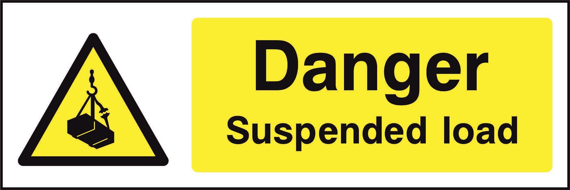 Danger Suspended load