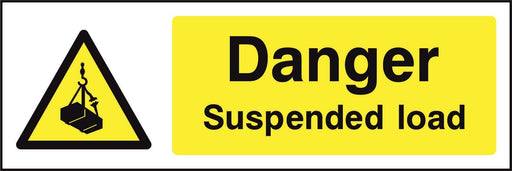 Danger Suspended load