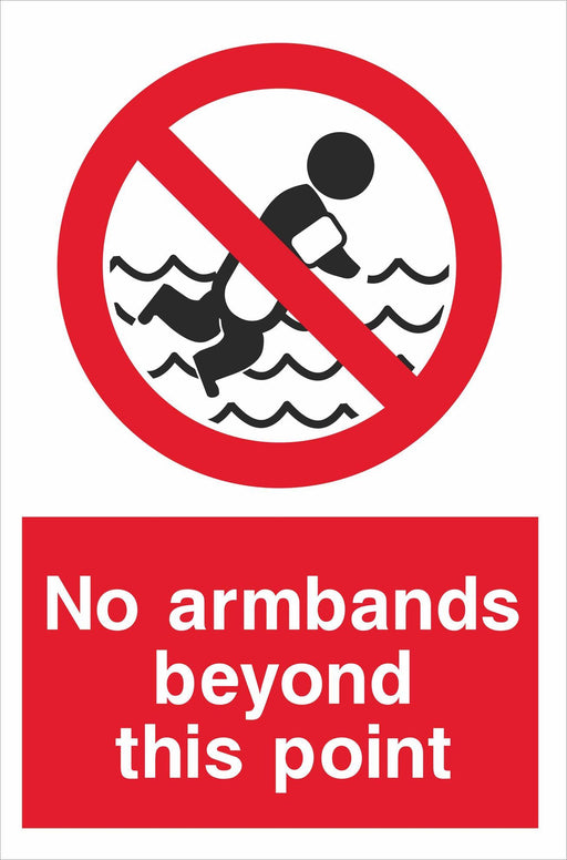 No armbands beyond this point