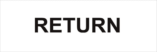 Pipeline Marking Label - RETURN