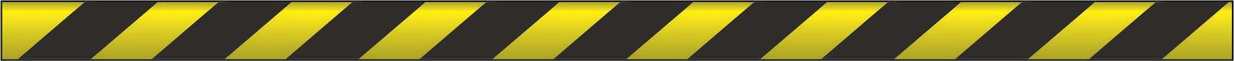 Self-Adhesive Hazard Warning Tapes - Yellow & Black