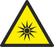 Warning Optical radiation - Symbol sticker sheet
