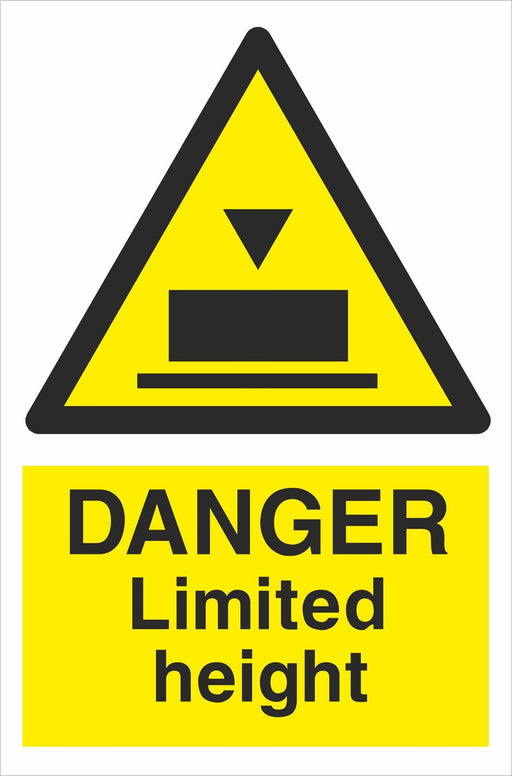 DANGER Limited height