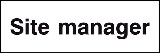 Site manager