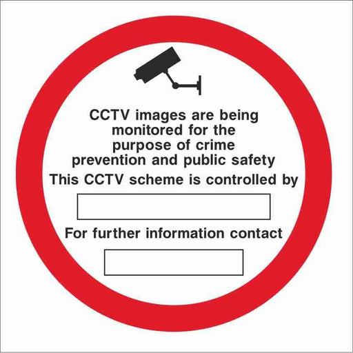 Security - CCTV  Sign