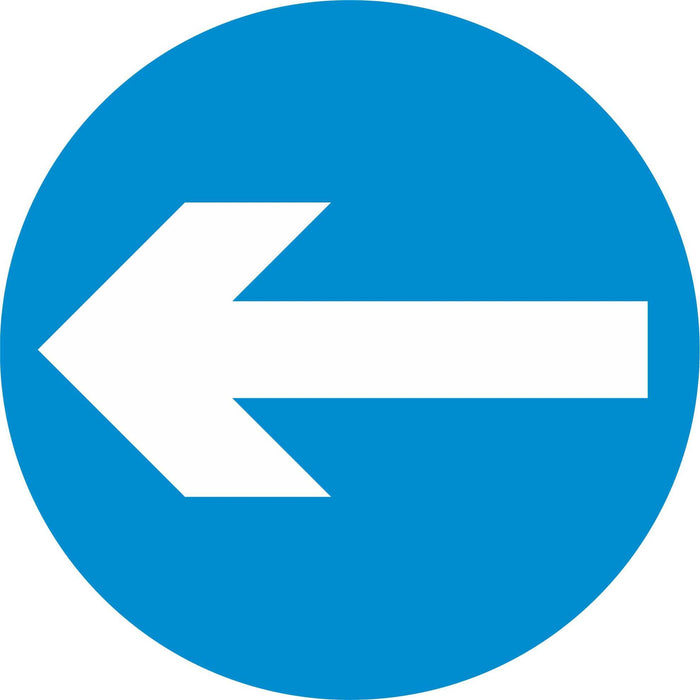 Turn Left - Road Traffic Sign