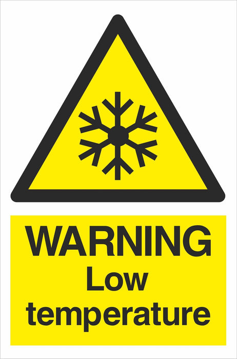 WARNING Low temperature