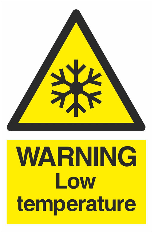 WARNING Low temperature