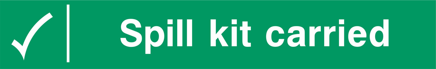 Spill kit carried
