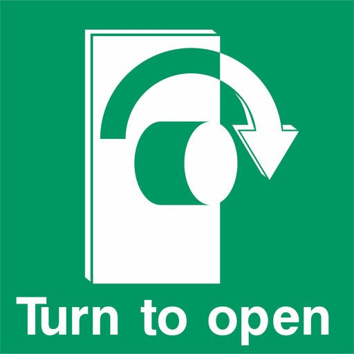 Turn to open