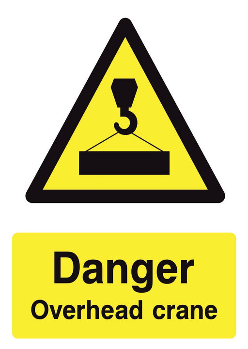 DANGER Overhead crane