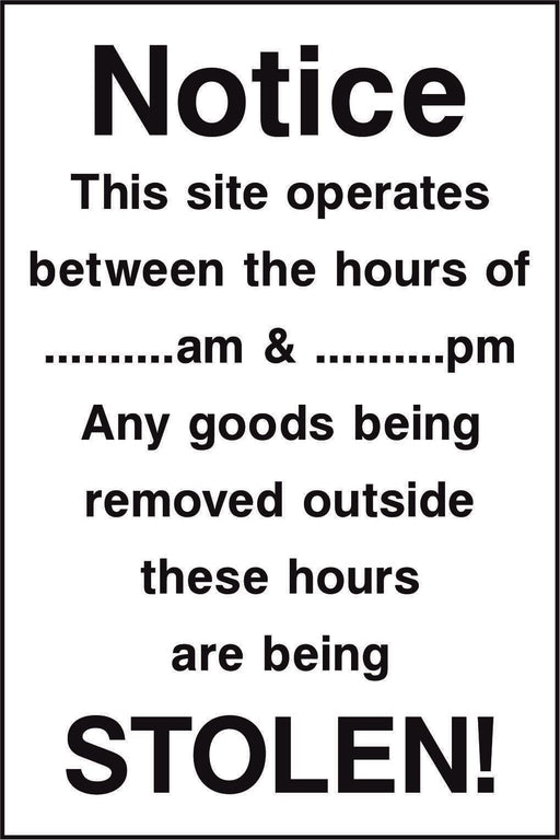 Notice This site operates between