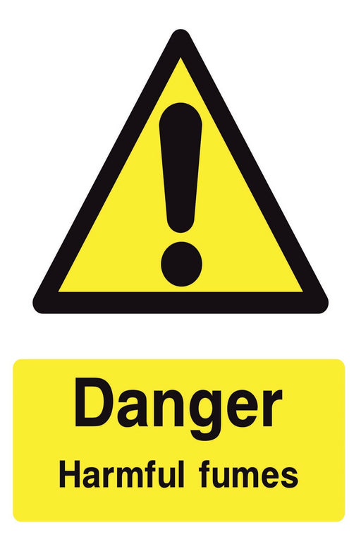 DANGER Harmful fumes