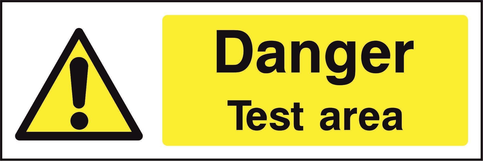 Danger Test area