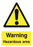 WARNING Hazardous area